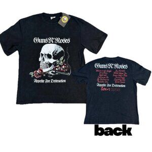 RARE Guns ‘N Roses‎ Pull & Bear European 1988 Tour T-Shirt M NEW